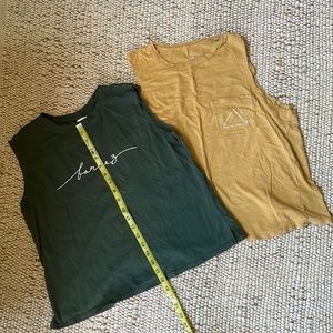 Bundle of two Barre3 tanks. Size Sm.